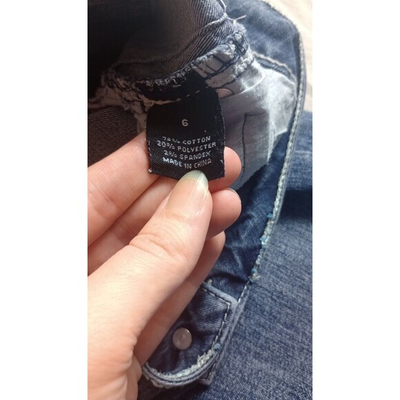 Unbranded Jeans Women's Size 6 Boot cut Low Rise Y2k Cottagecore Preppy Floral - Picture 4 of 7